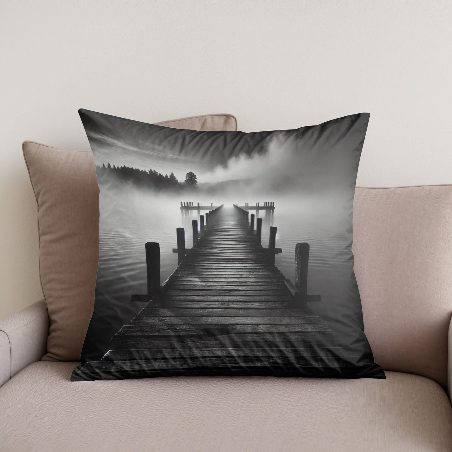 Quiet Waters Cotton Cushion