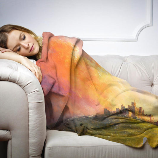 Enchanted Castle Sunset Blanket