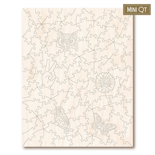 Owls In Bloom MINI QT