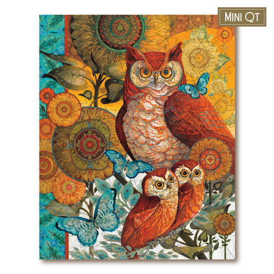 Owls In Bloom MINI QT