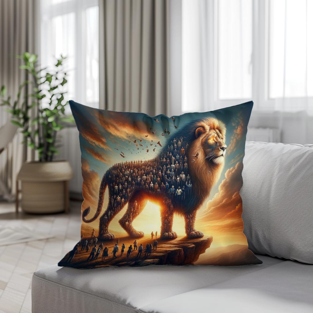 Lion's United Loyalty Cotton Cushion