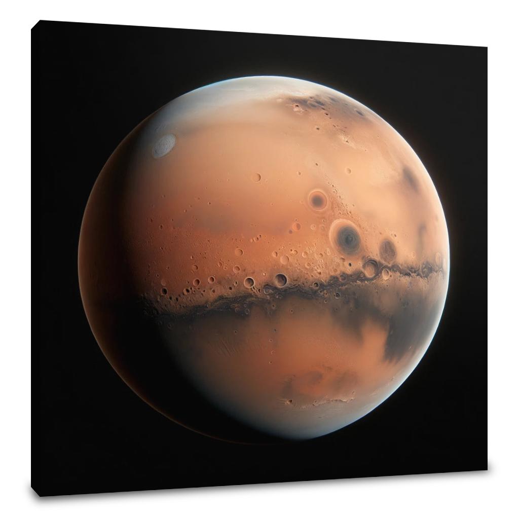 Mars' Nocturnal Mystery Canvas