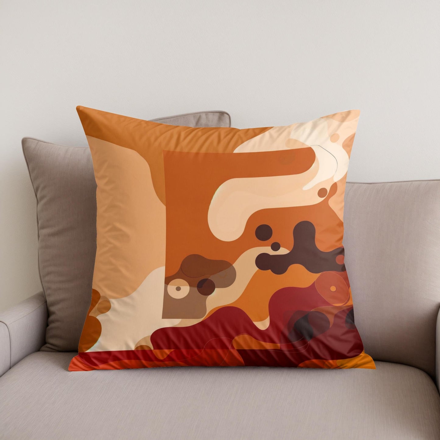 Desert Sands of Serenity Cotton Cushion