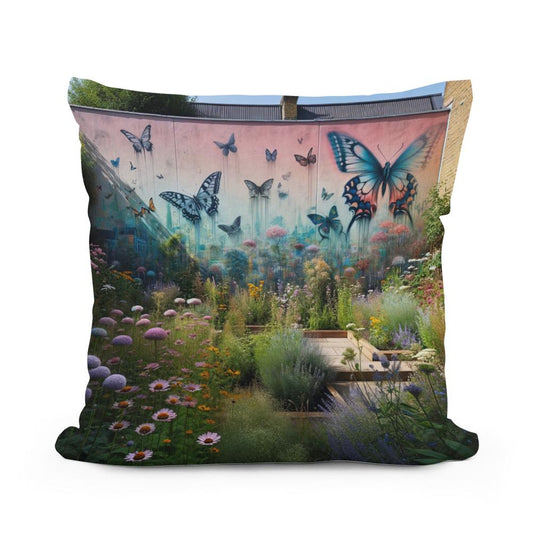 Suburban Secret Garden Cotton Cushion