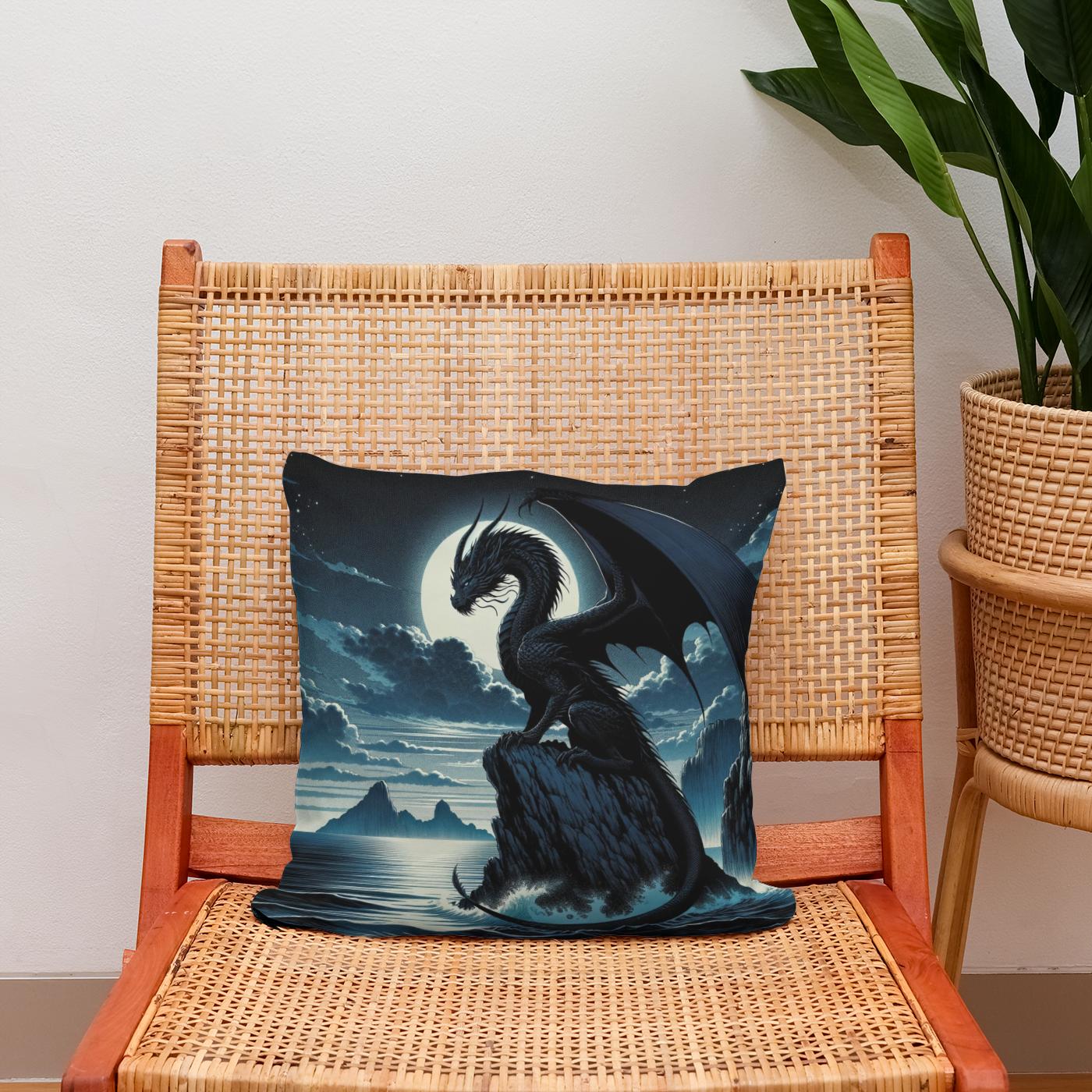 Twilight Dragon Cotton Cushion