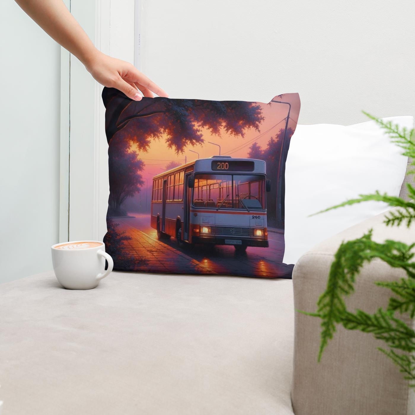 Evening Calm Cotton Cushion