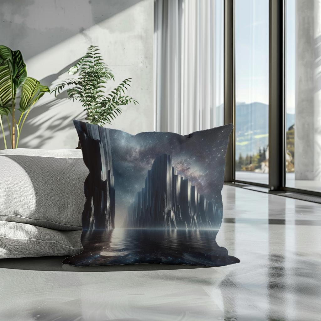 Cosmic Cliffs Cotton Cushion