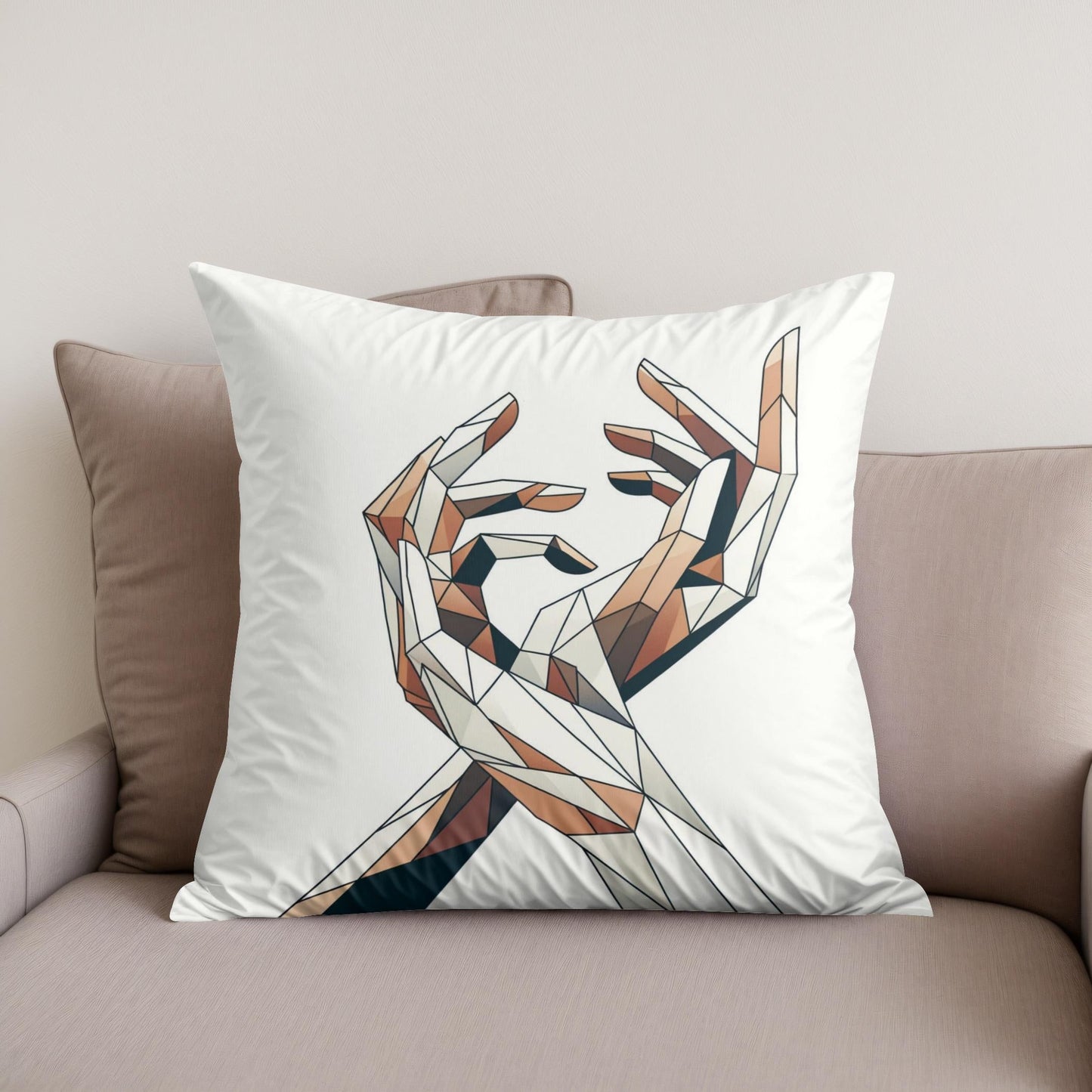 Elegant Gestures Cotton Cushion