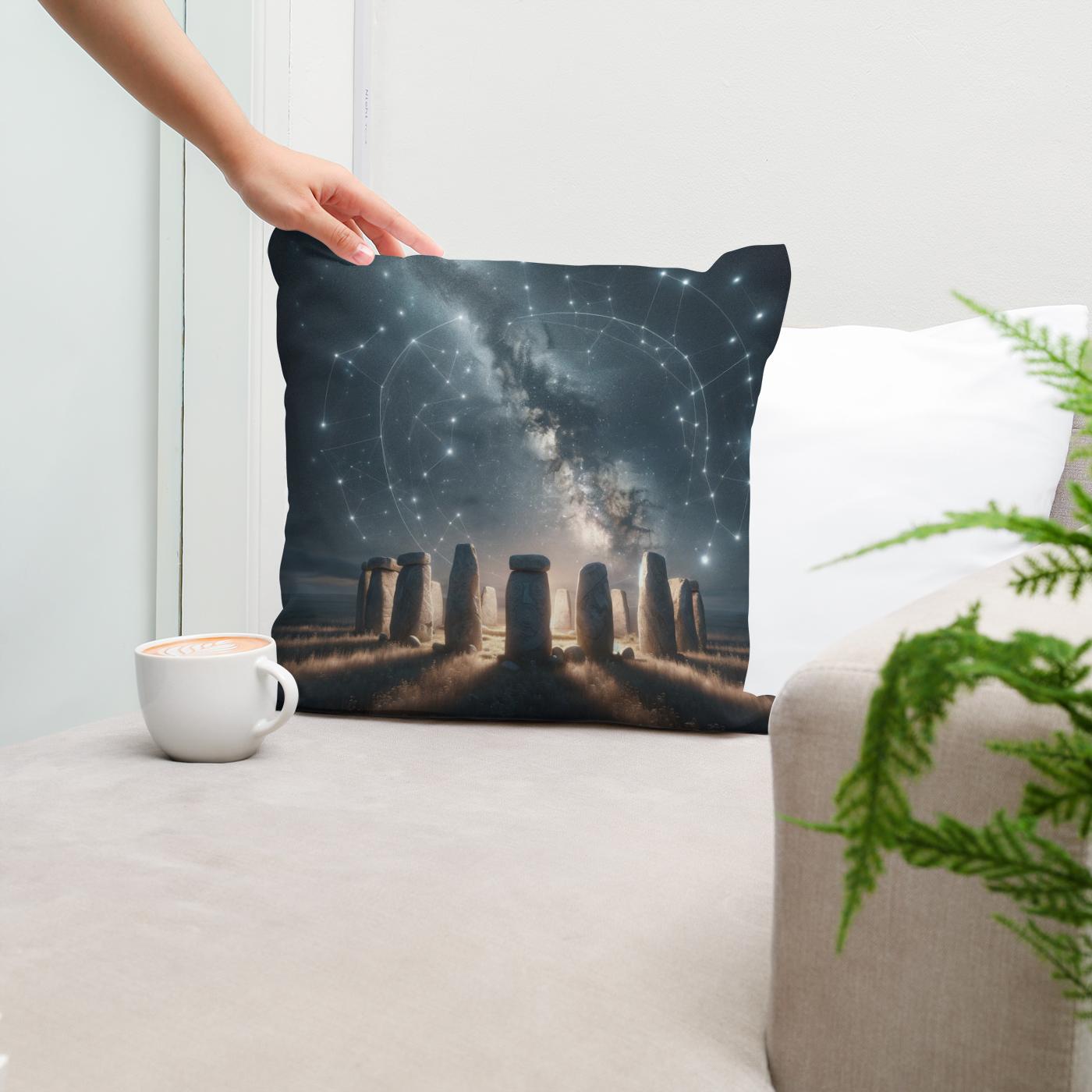 Celestial Stones Cotton Cushion
