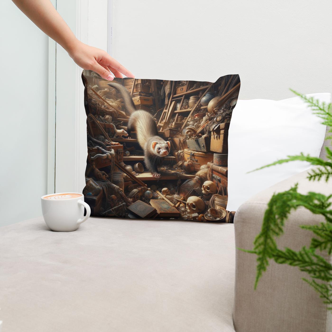 Attic Explorer Cotton Cushion