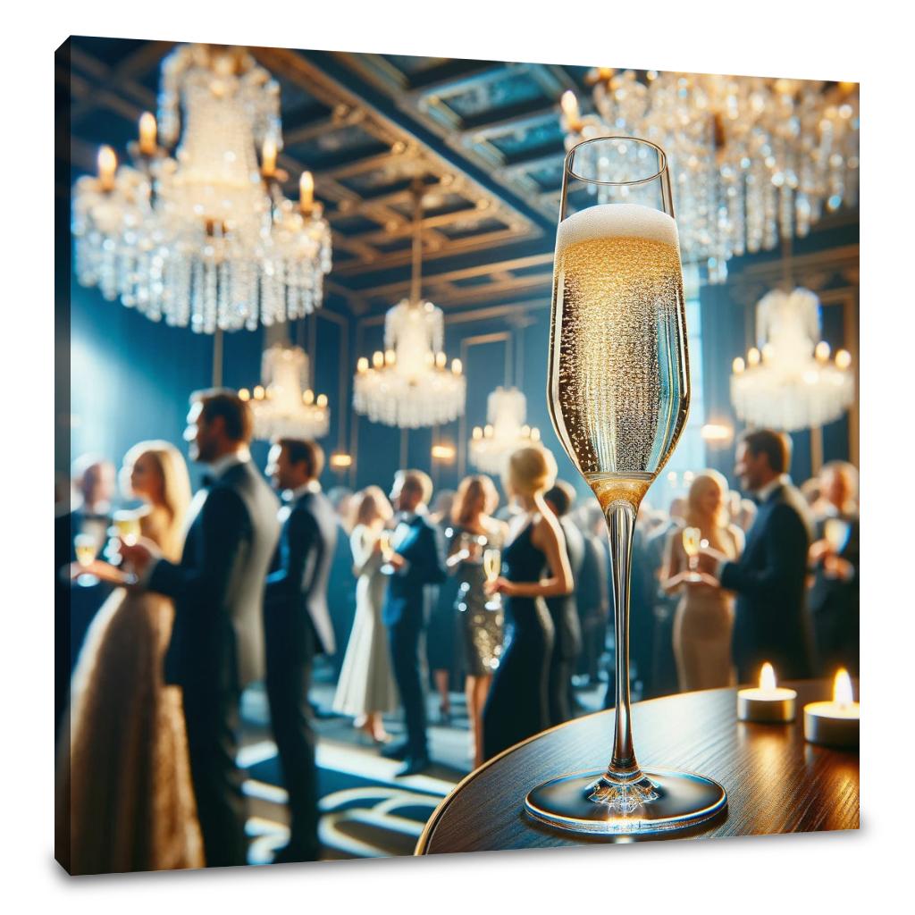 Champagne Celebration Canvas