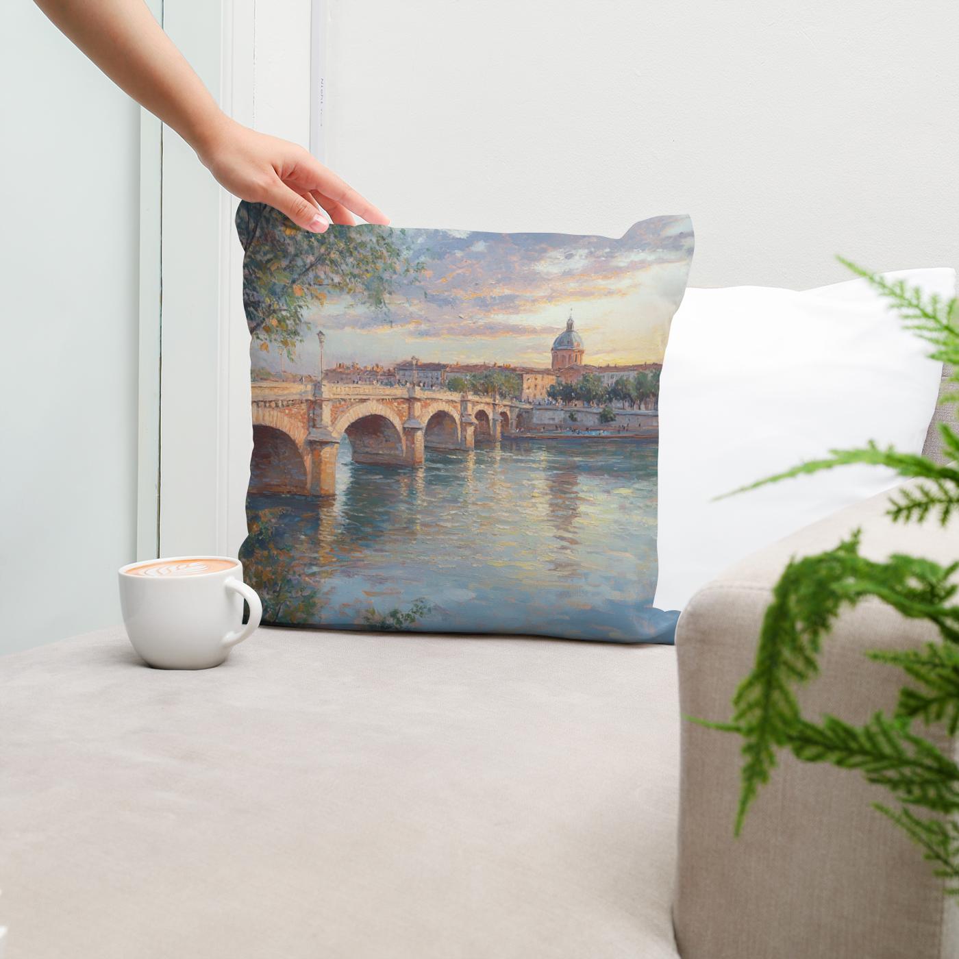 Pont Saint-Pierre Cotton Cushion