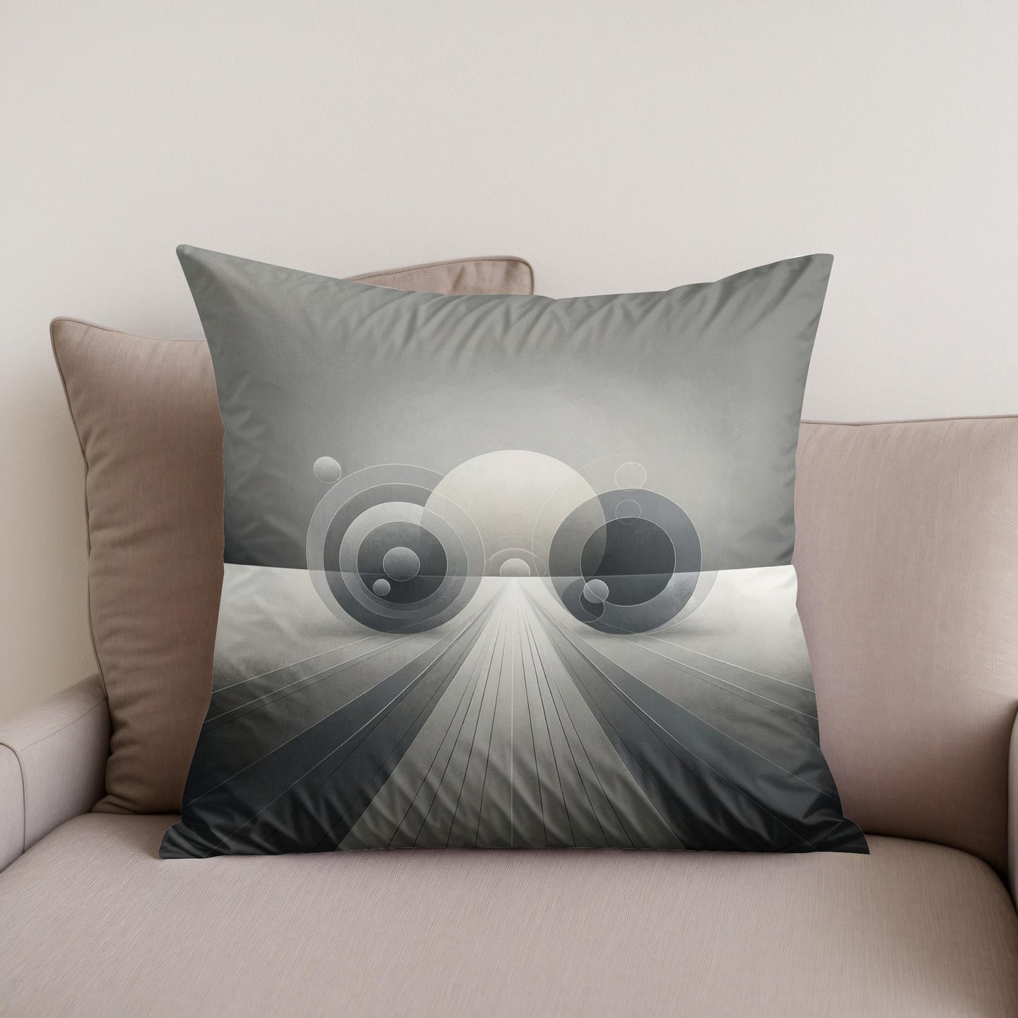 Grey Harmony Cotton Cushion