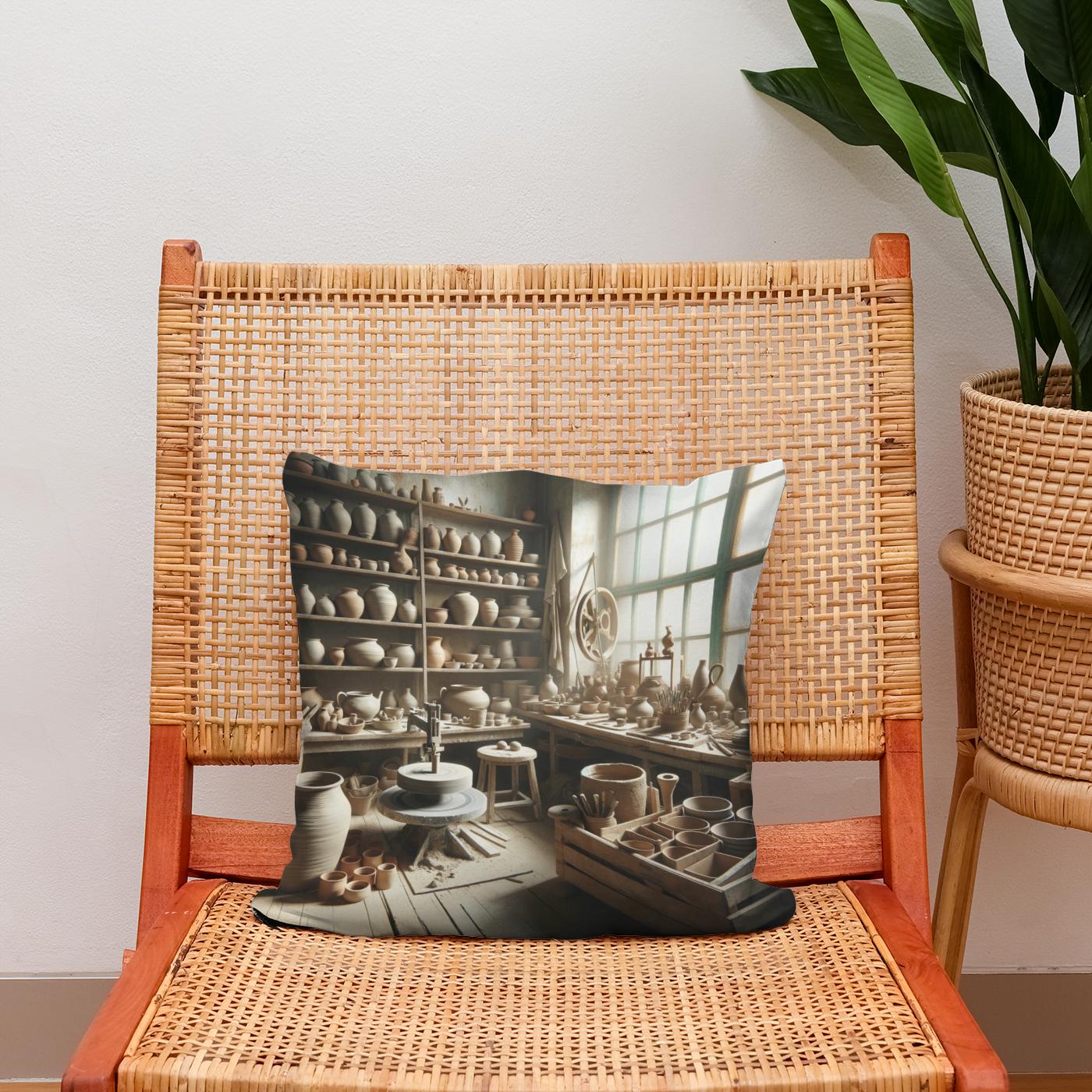 Earthen Creations Cotton Cushion
