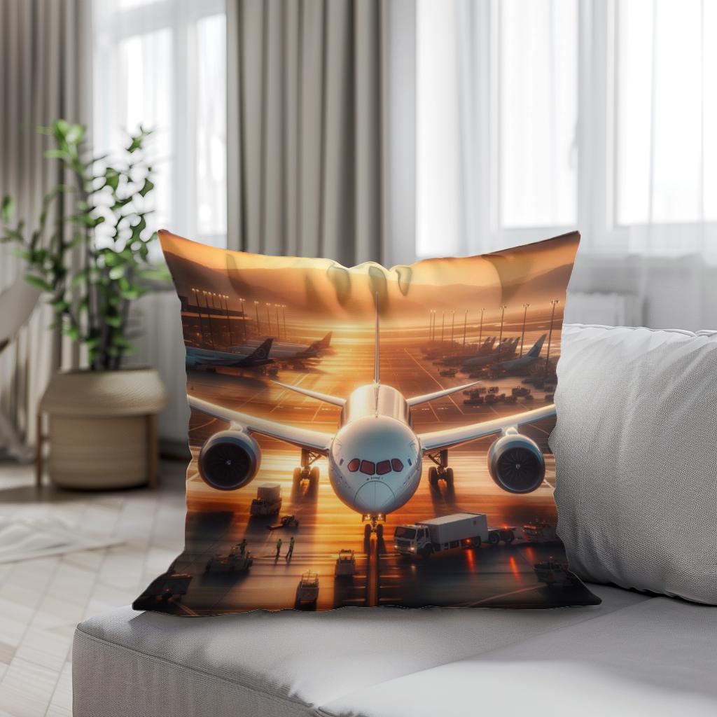 Sunrise Flight Beginnings Cotton Cushion