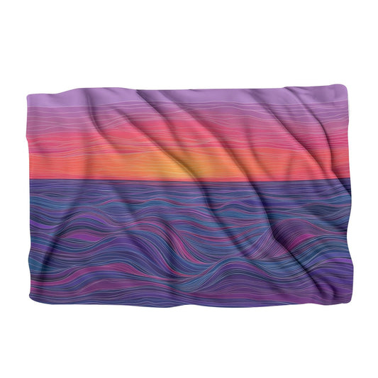 Sunset Waves Blanket