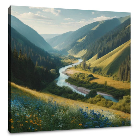 Serene Valley Canvas