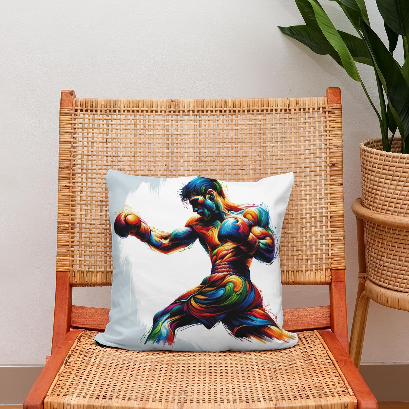 Dynamic Punch Cotton Cushion