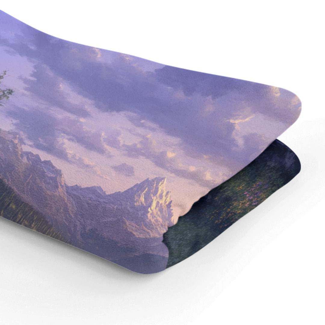 Twilight Tranquillity Mountain Blanket
