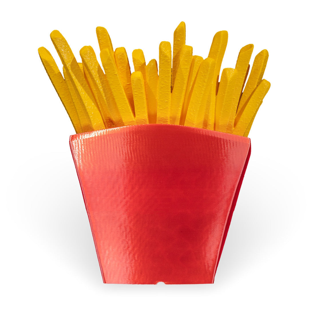French Fry Phone Stand | 3D Printed Snack Mobile Holder for iPhone & Android