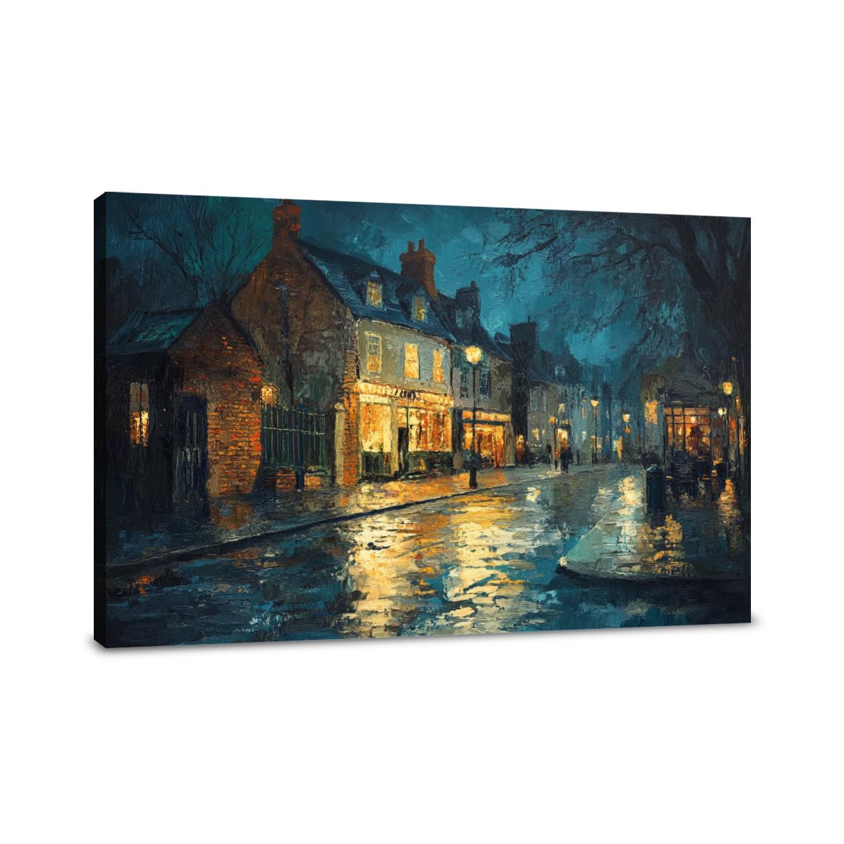 Midnight Elm Hill Canvas