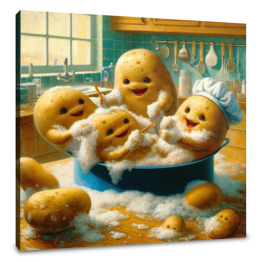 Potato Pot Party Canvas