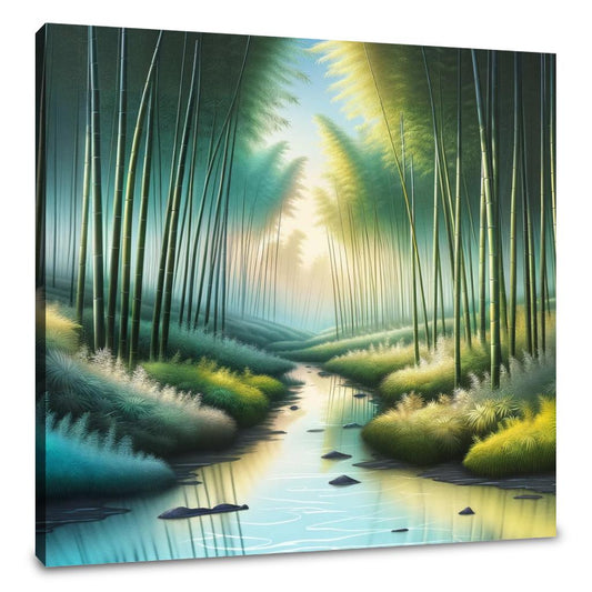 Bamboo Grove Serenity Canvas