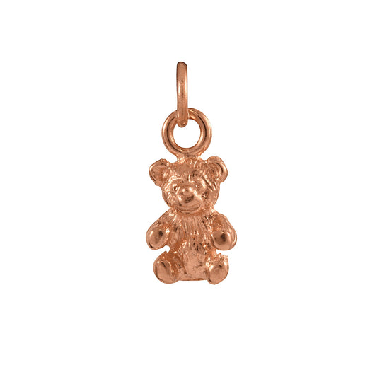 9ct Rose Gold Teddy Bear Charm