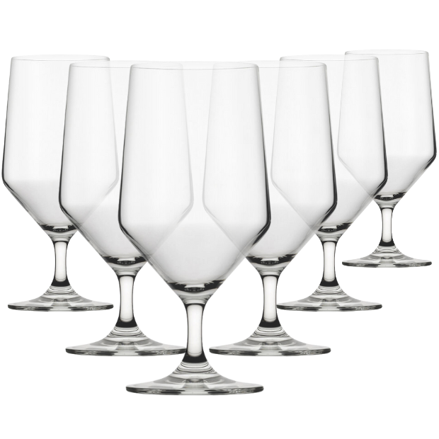 Murray Stemmed Beer Glasses - 460ml - Set of 6