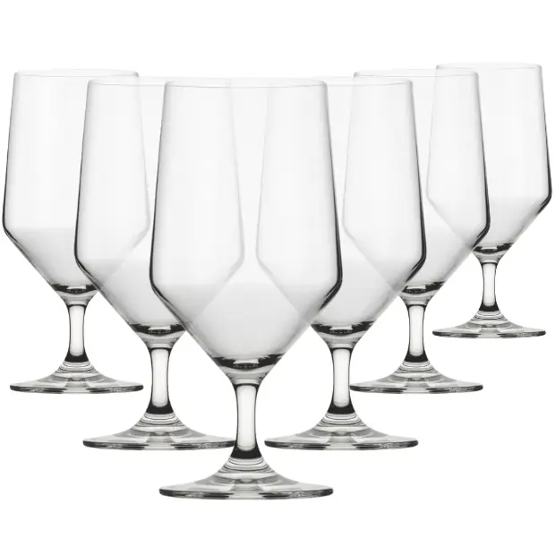 Murray Stemmed Beer Glasses - 460ml - Set of 6