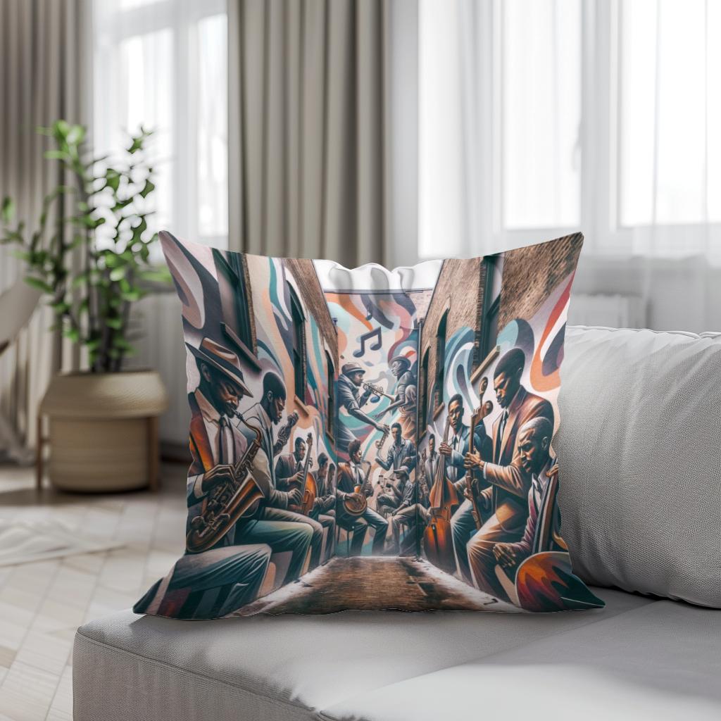Melodic Alley Cotton Cushion