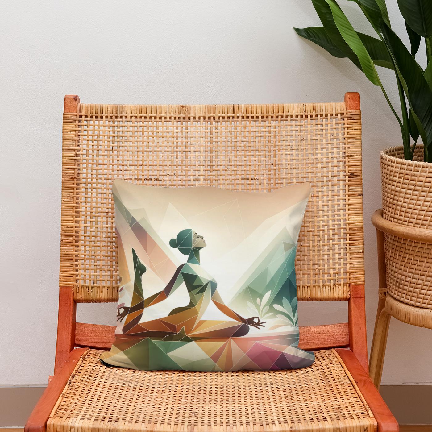 Yoga Bliss Cotton Cushion