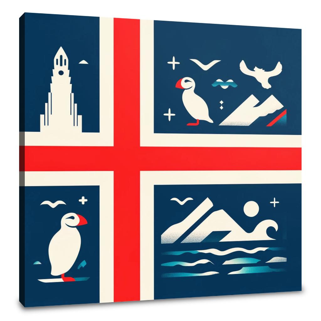 Iceland Essence Canvas