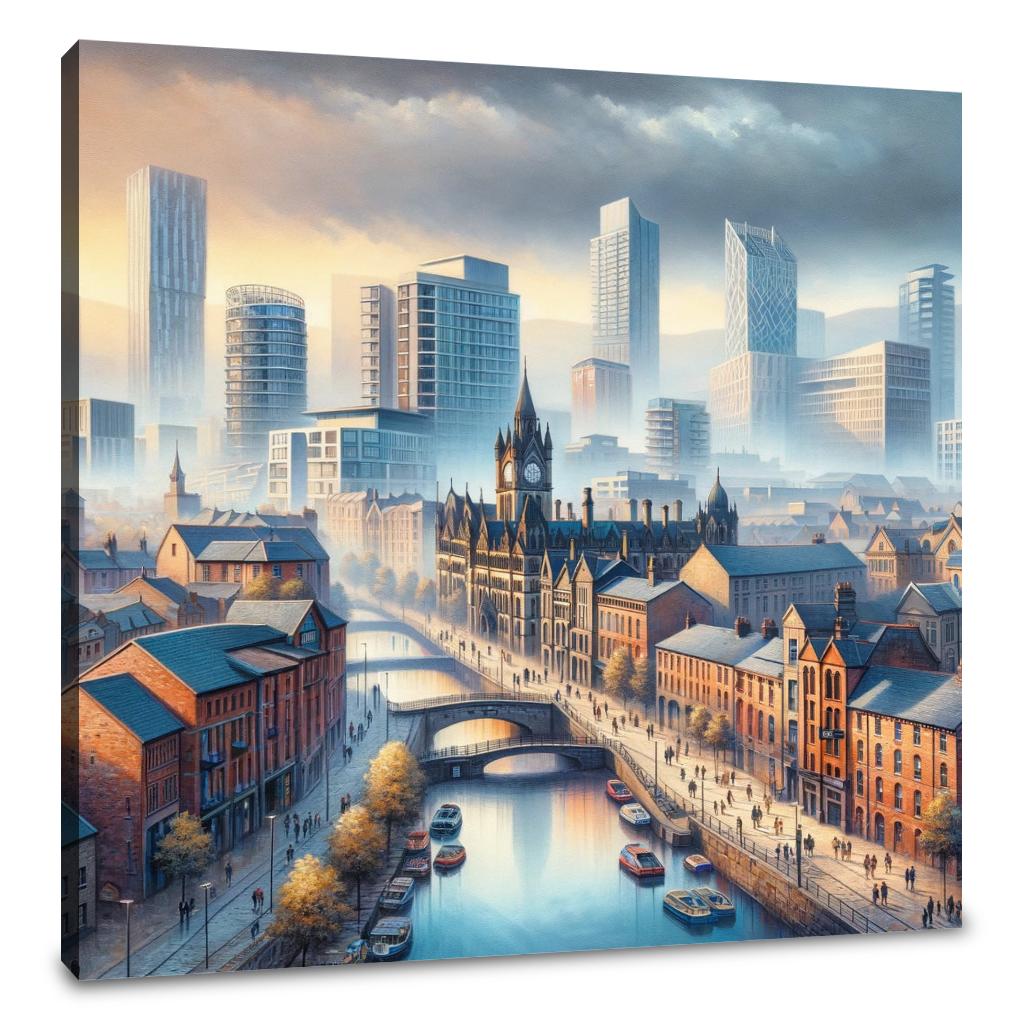 Manchester Mosaic Canvas
