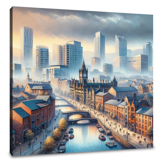 Manchester Mosaic Canvas