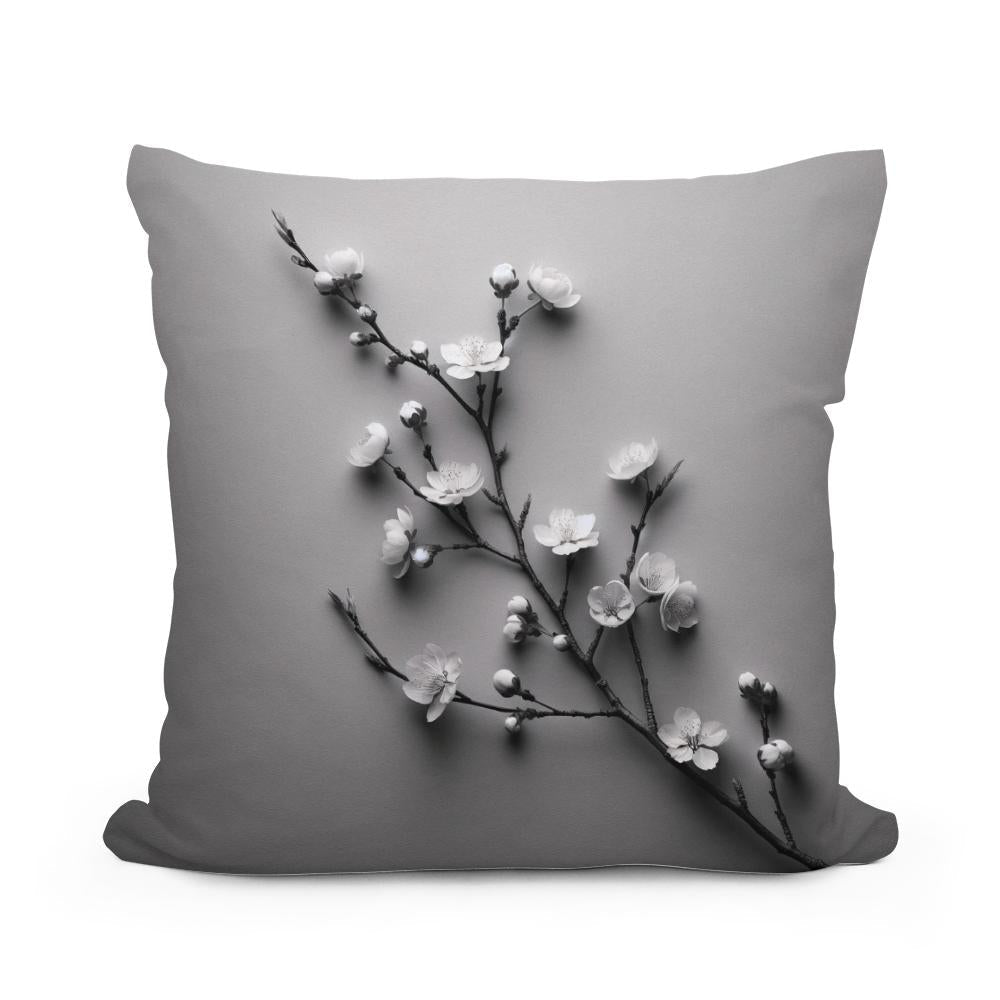 Cherry Blossom Serenity Cotton Cushion