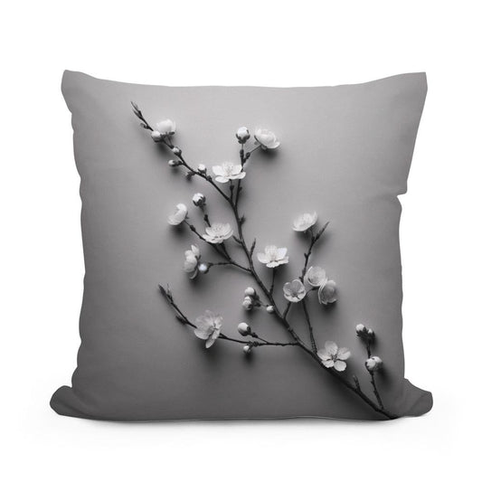 Cherry Blossom Serenity Cotton Cushion