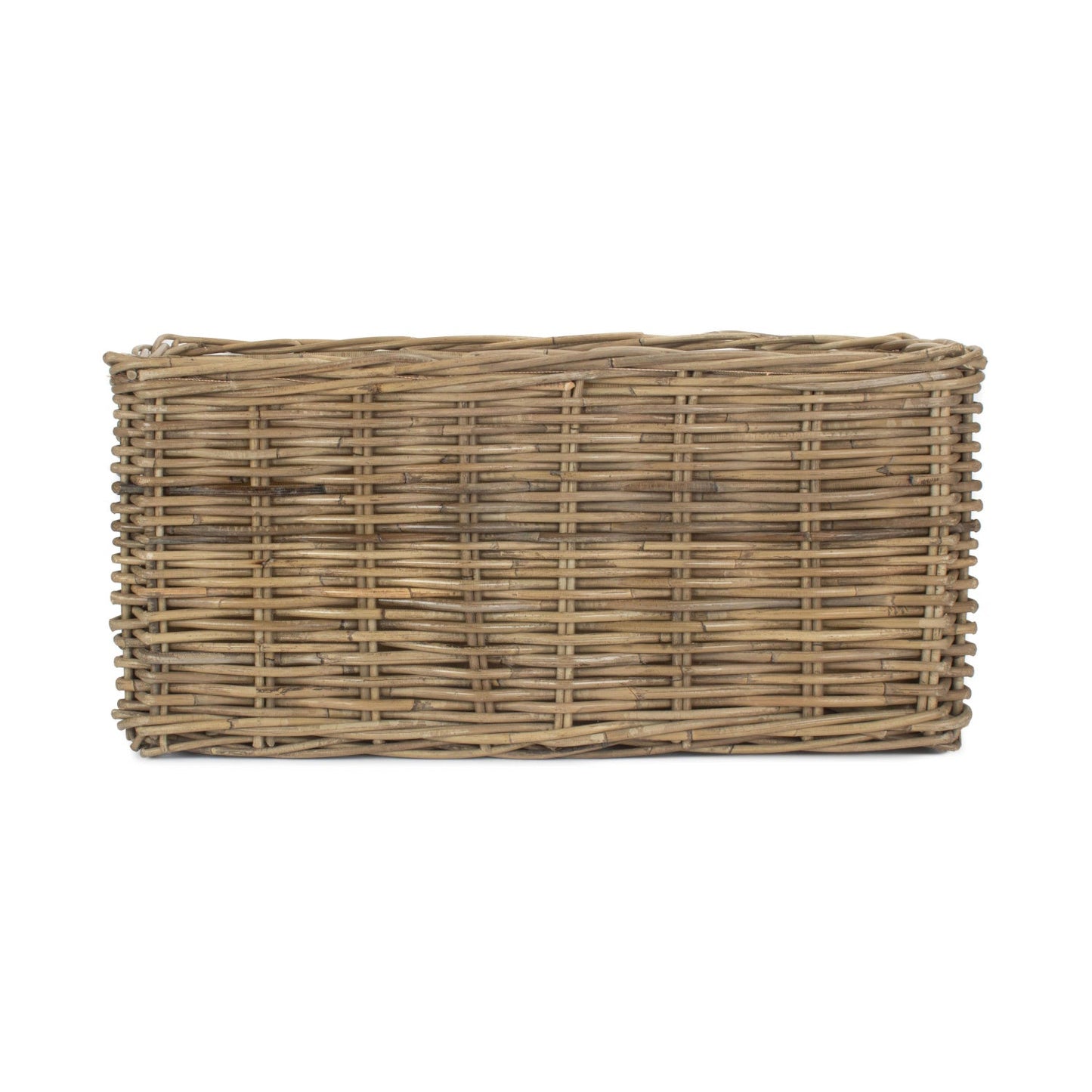 Small Under Bench Basket With Hessian Lining
