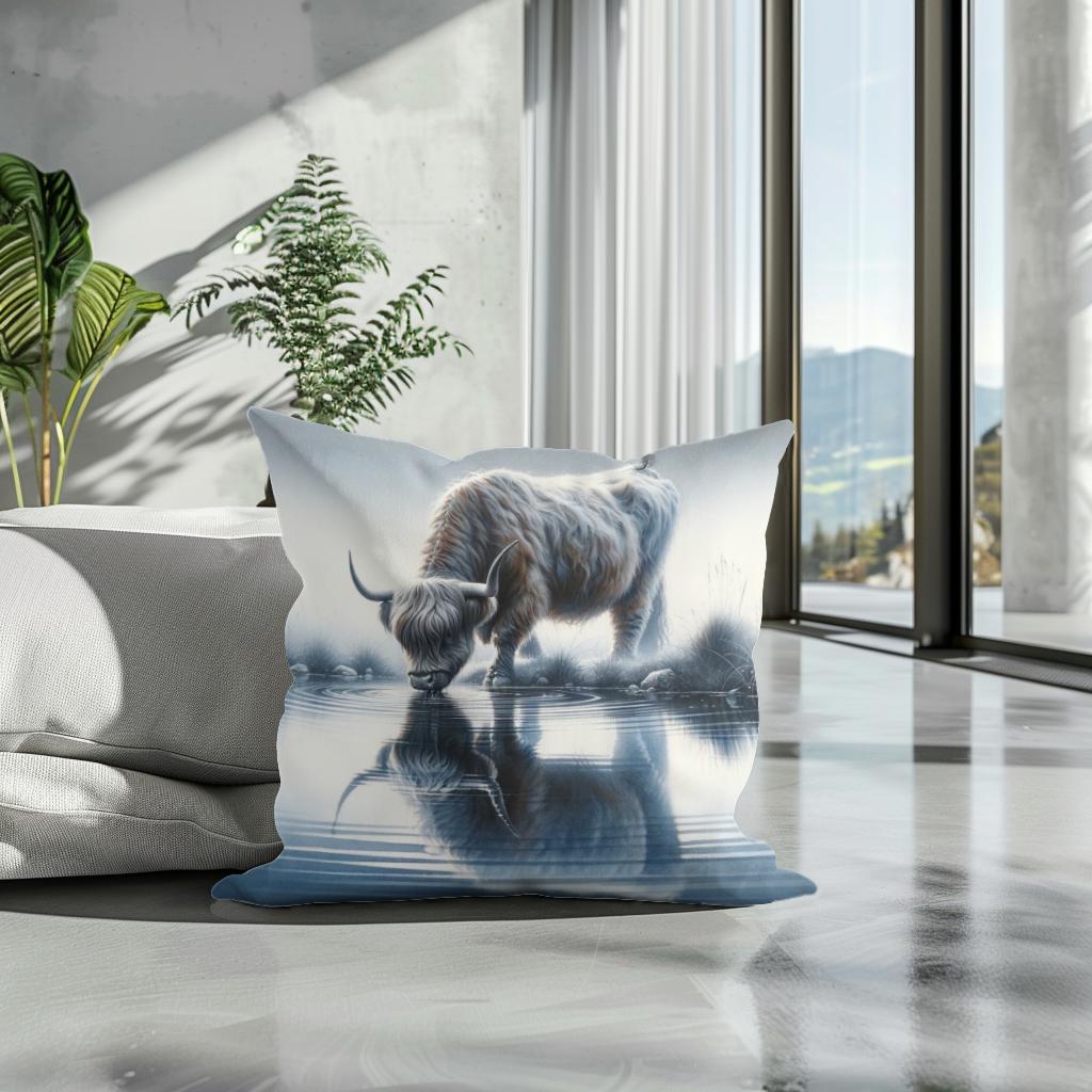 Reflections of Serenity Cotton Cushion