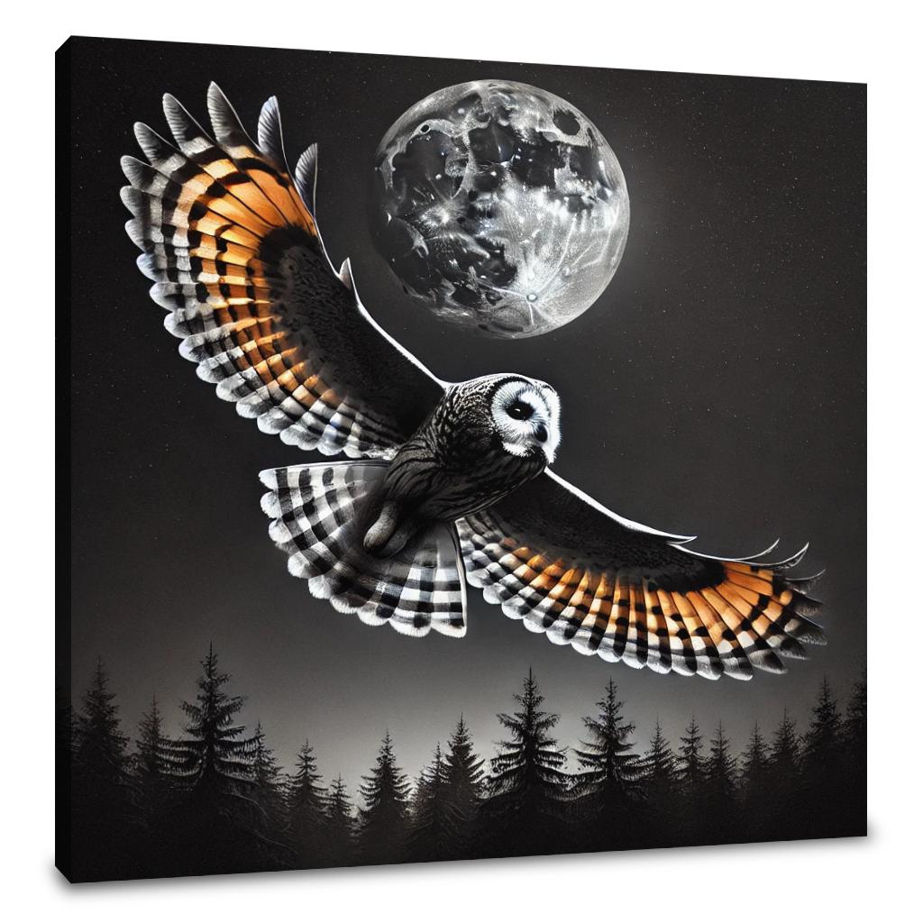 Nocturnal Flight Canvas