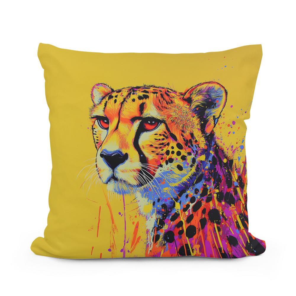 Cheetah Radiance Cotton Cushion