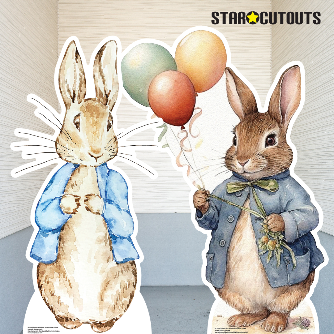SC4440 Rabbit Blue Jacket Cardboard Cutout Height 93cm