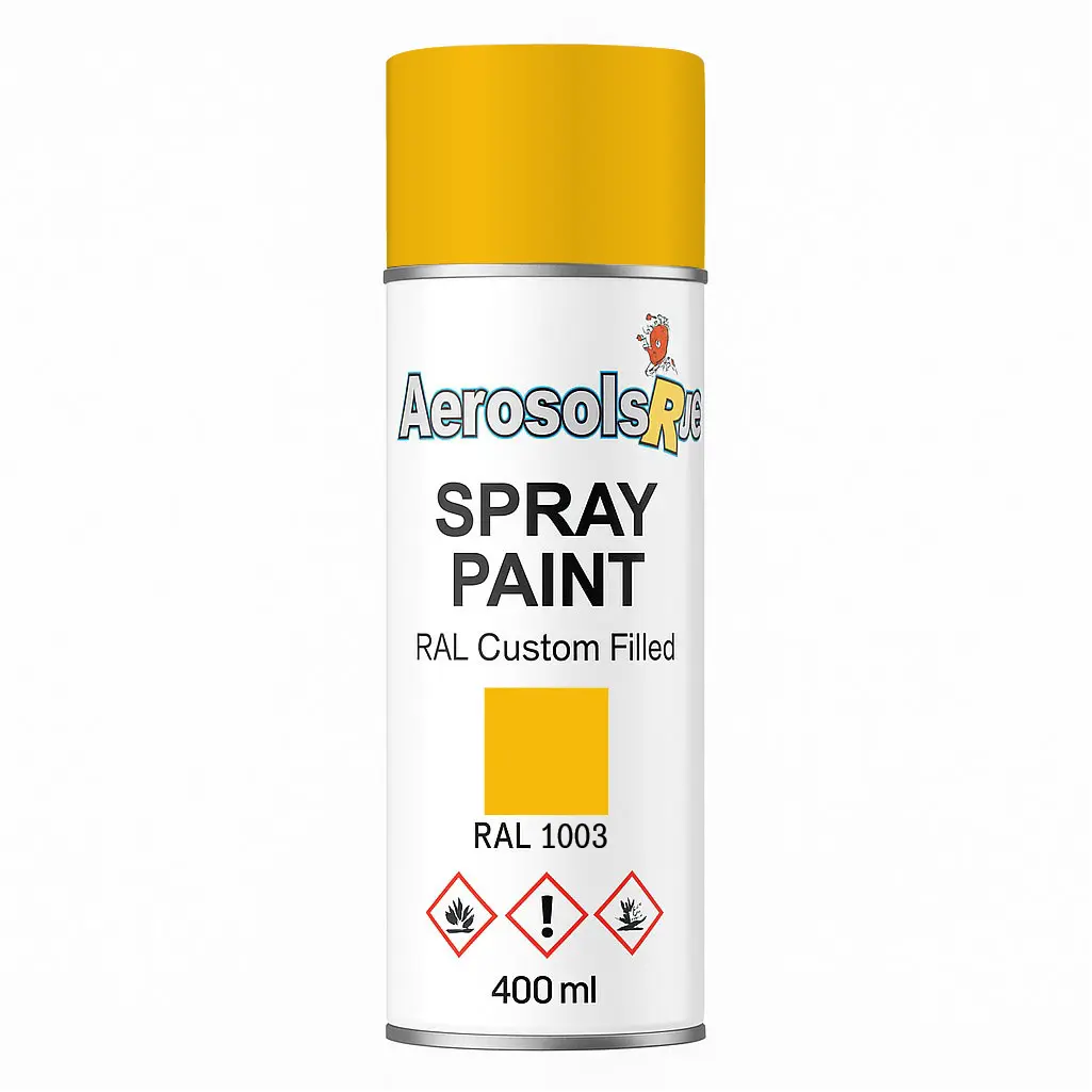 RAL 1003 - 400ml Aerosol Spray Paint Any Finish