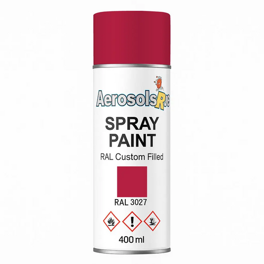 RAL 3027 - 400ml Aerosol Spray Paint Any Finish