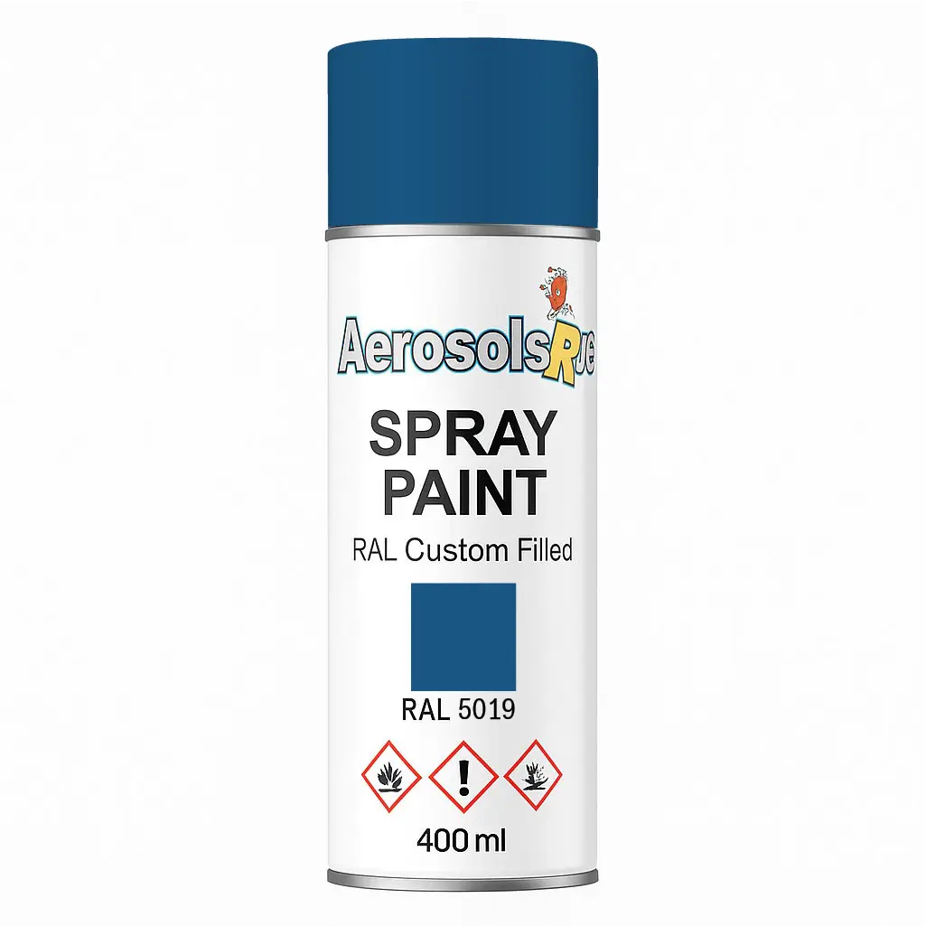 RAL 5019 - 400ml Aerosol Spray Paint Any Finish