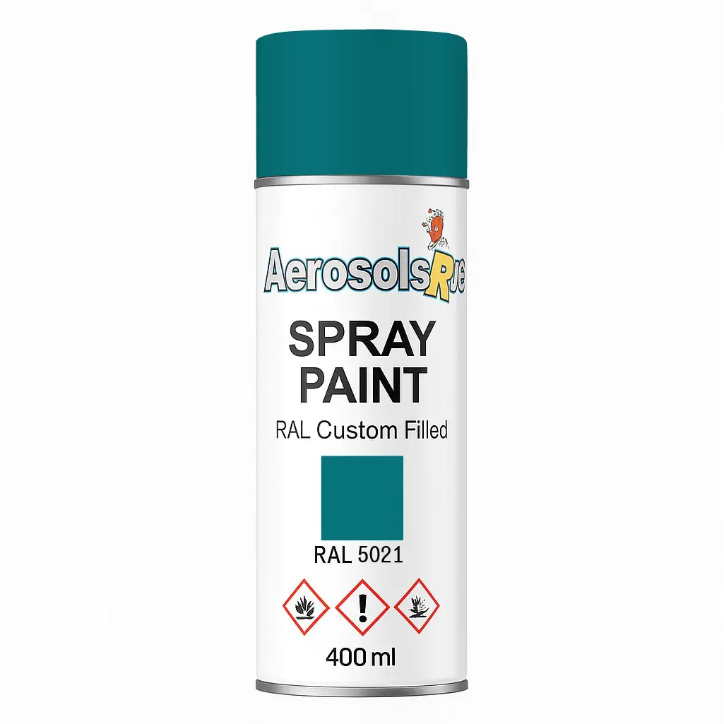 RAL 5021 - 400ml Aerosol Spray Paint Any Finish