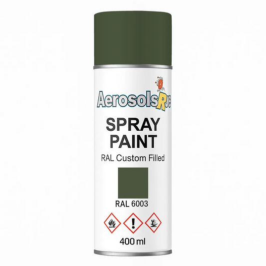 RAL 6003 - 400ml Aerosol Spray Paint Any Finish