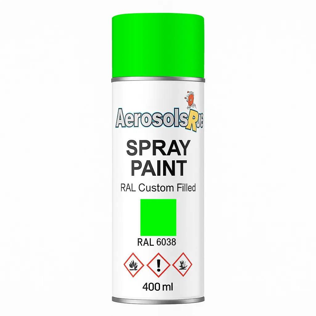 RAL 6038- 400ml Aerosol Spray Paint Any Finish