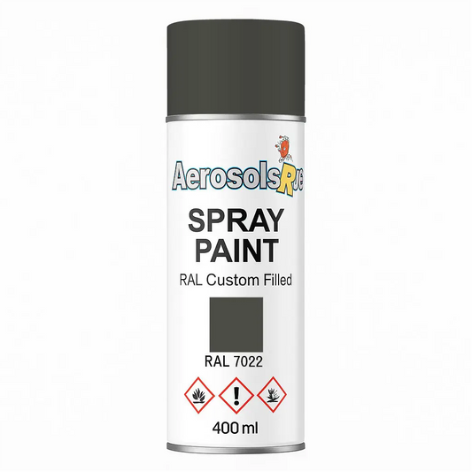 RAL 7022- 400ml Aerosol Spray Paint Any Finish