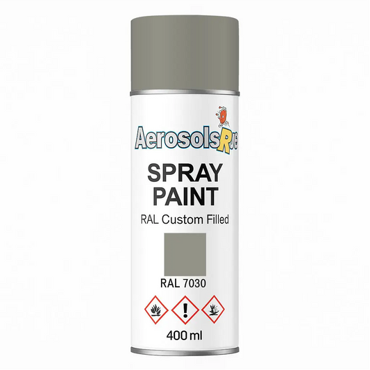 RAL 7030- 400ml Aerosol Spray Paint Any Finish